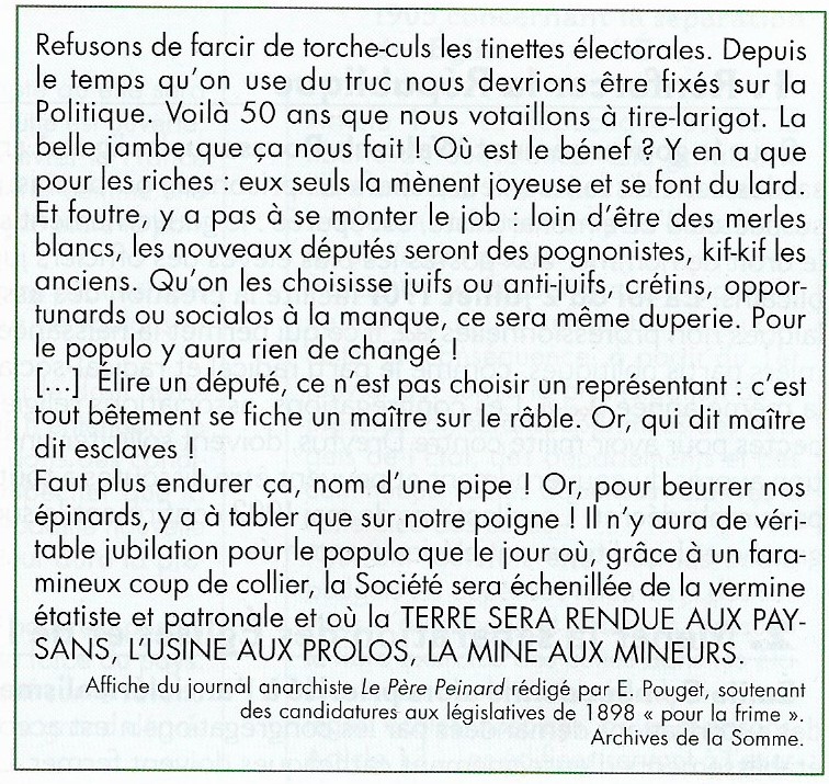 affiche pere peinard