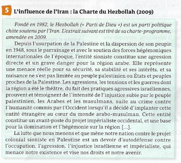 charte hezbollah